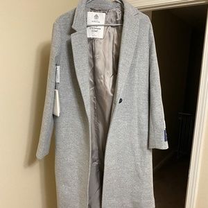 Babaton THE STEDMAN COAT | Light Heather Grey | Size S | Tags still on it